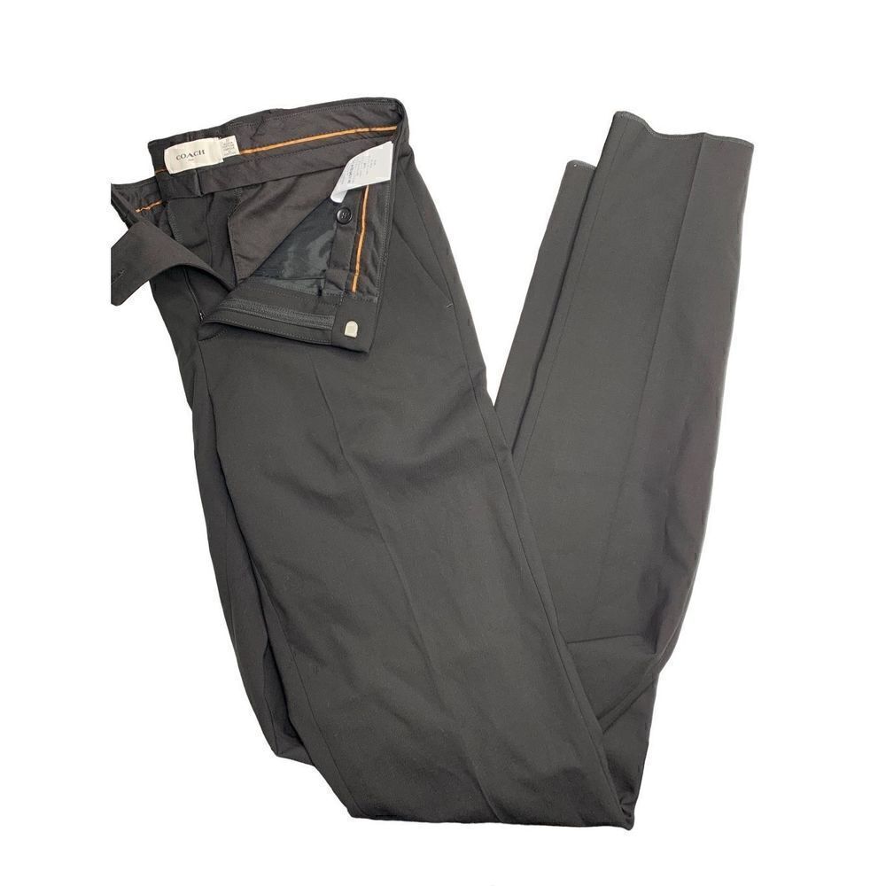 Coach Dress Pants Black Wool Trousers Women’s size 30